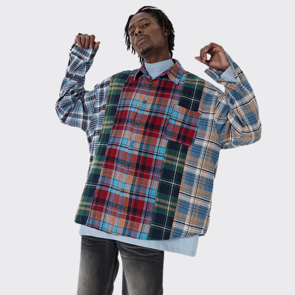 American Patchwork Mosaic Shirt