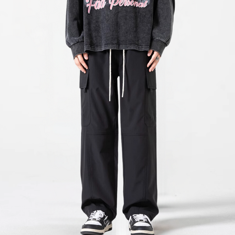 Casual Charge Drawstring Cargo Pants