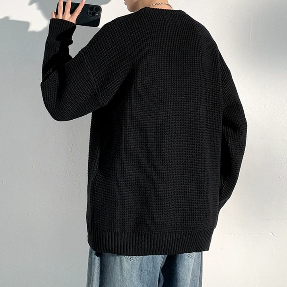 Simple  Solid Color Sweater
