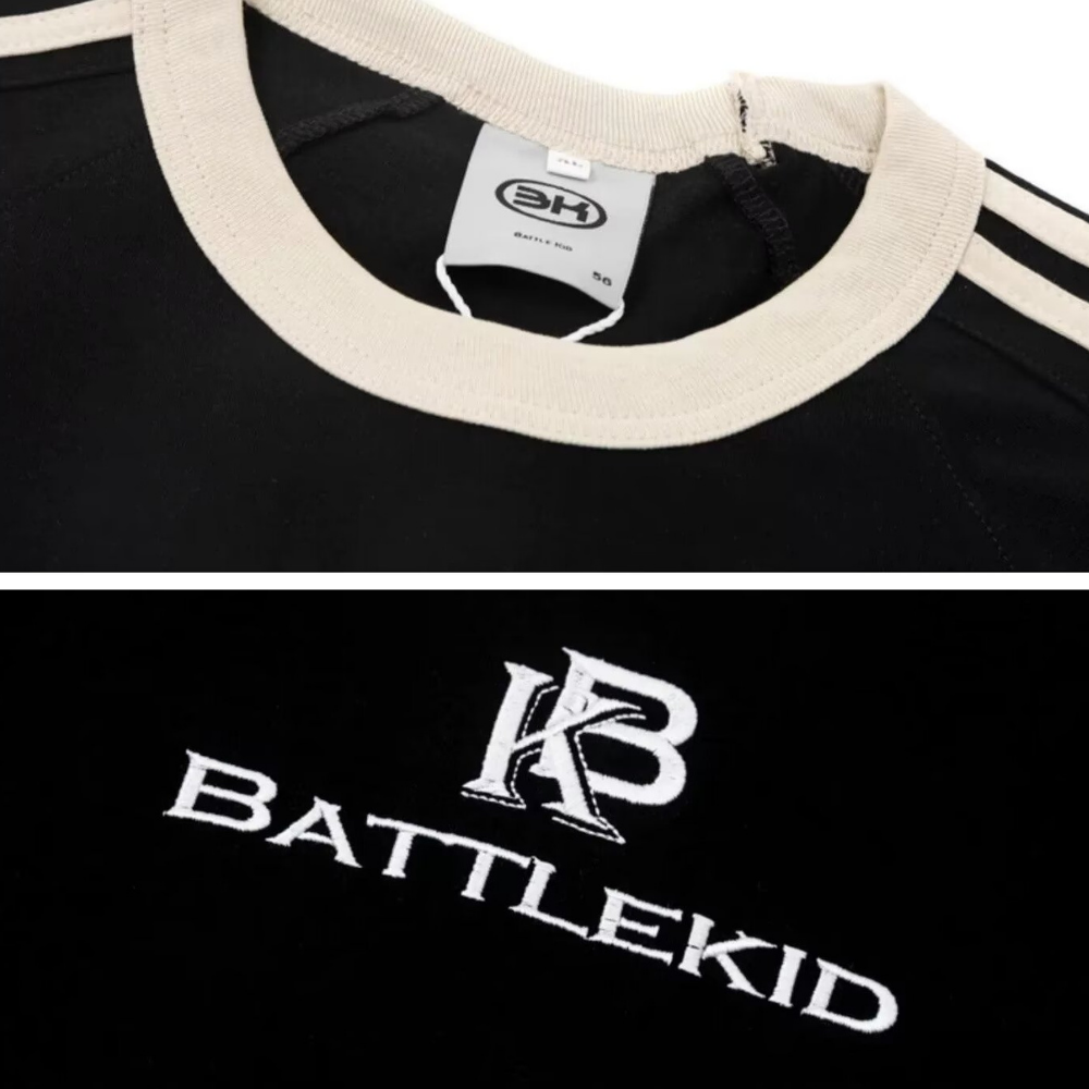 High Street Heavy Letter Embroidered T-shirt