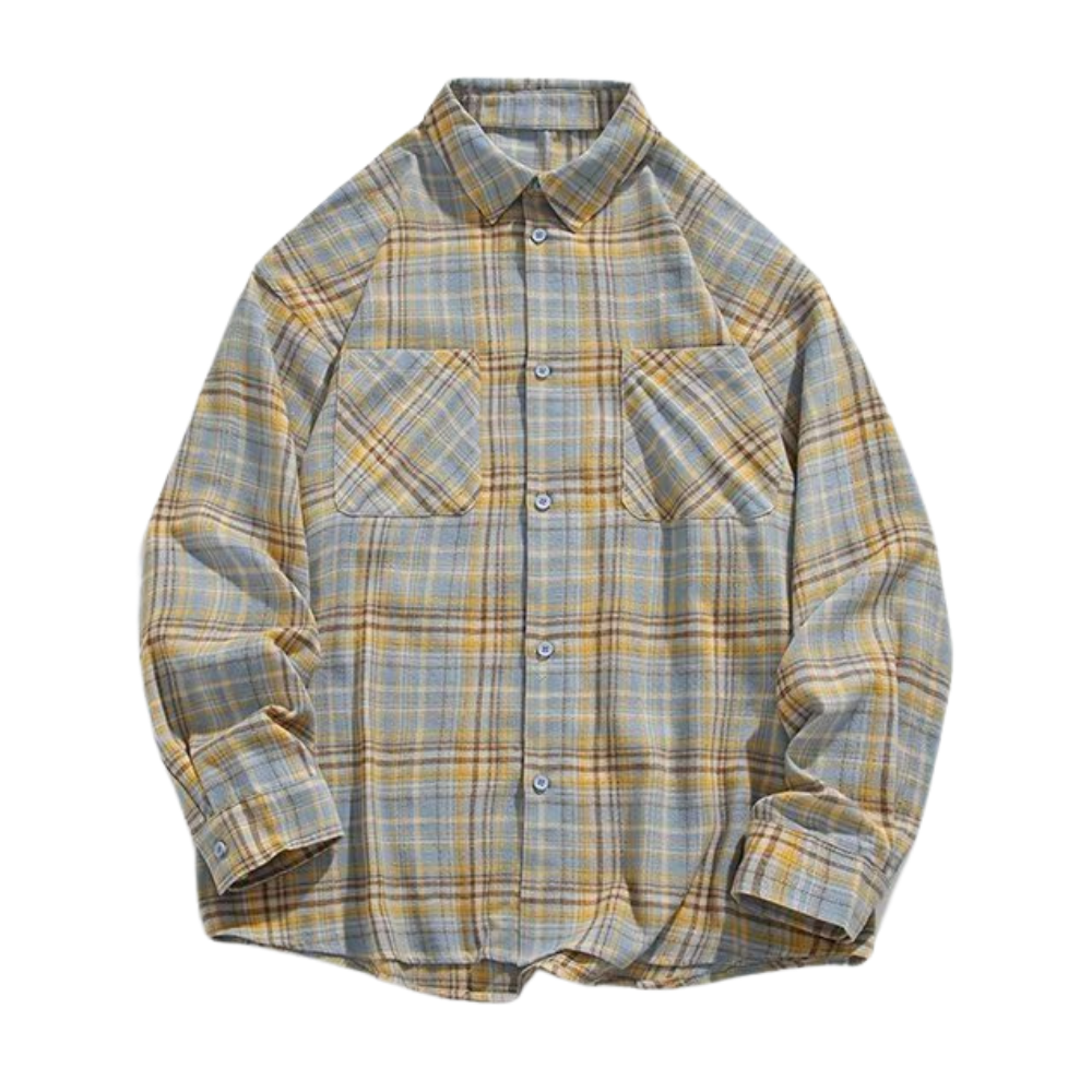 Japanese Rendered Plaid Shirt