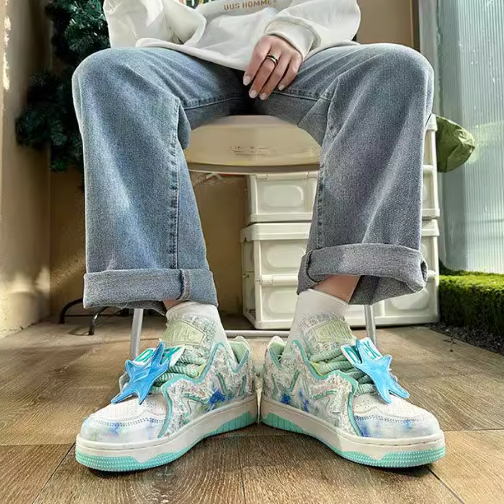 High street 3D Starfish Versatile Skate Shoes