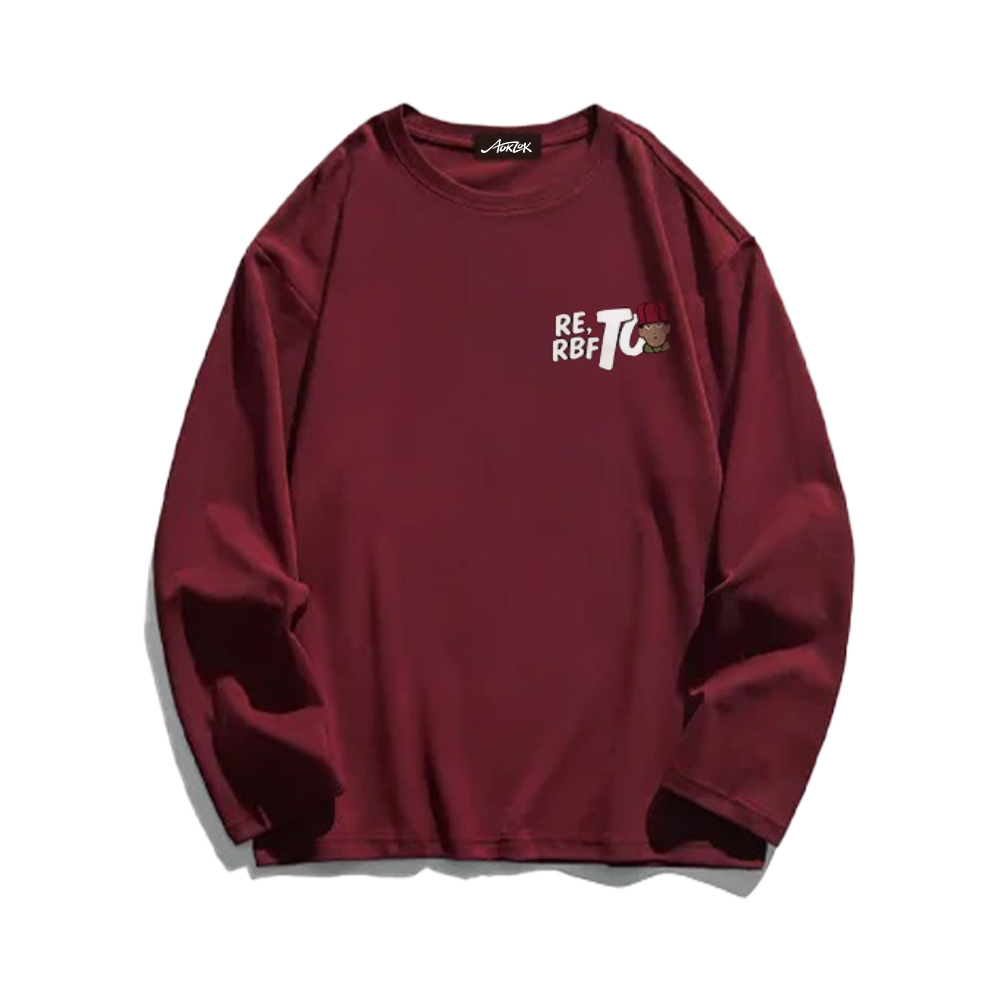 【Subscription】Cartoon Boy Alphabet Long Sleeve Shirt