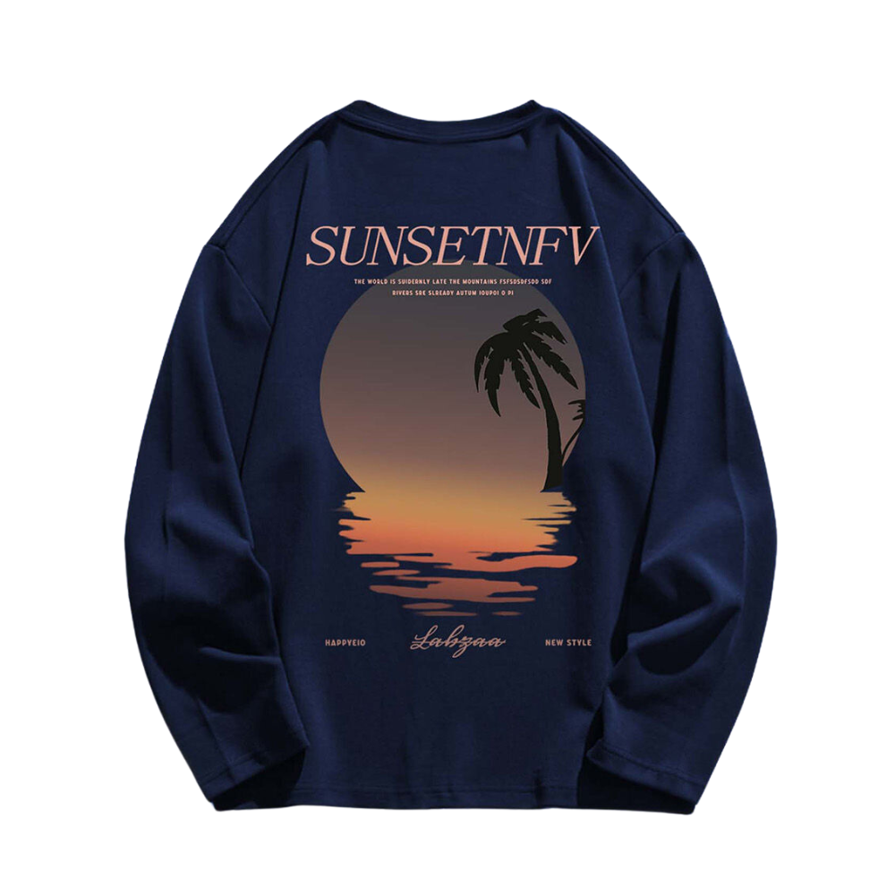 Casual Sunset Long Sleeve Shirt