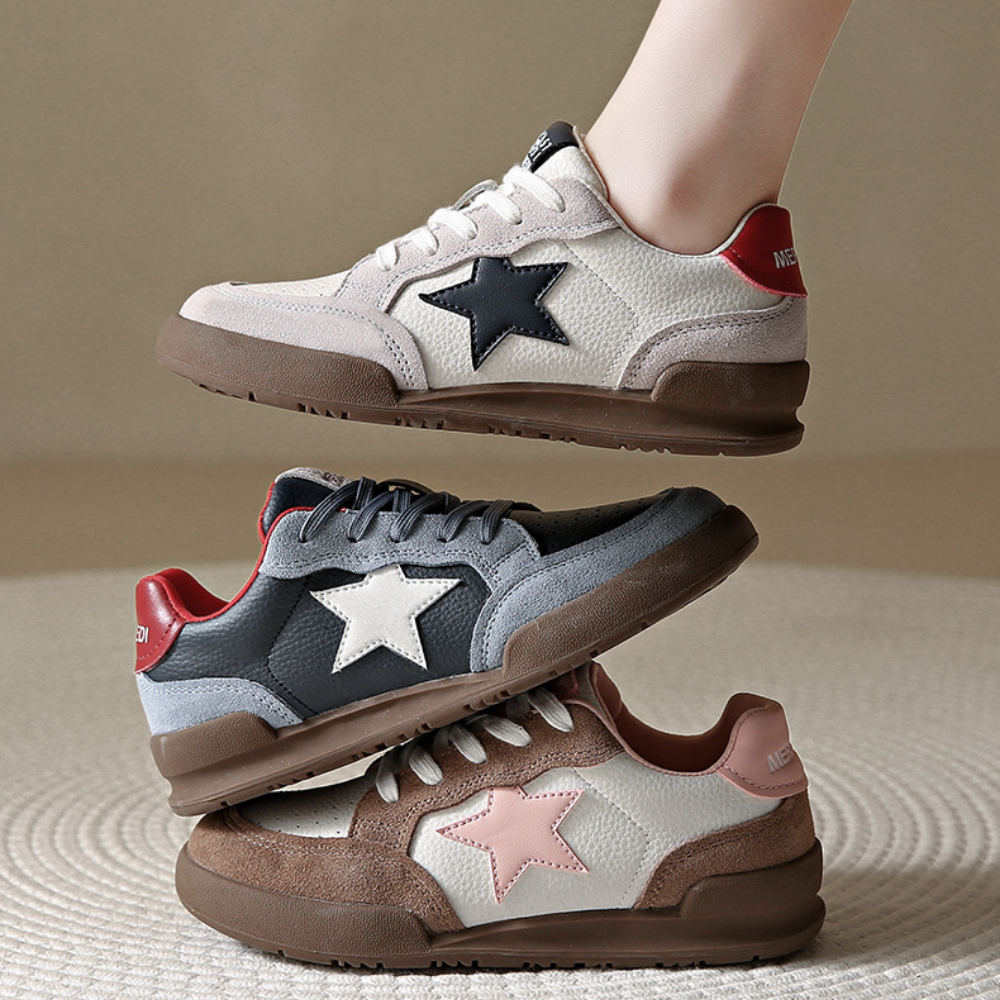 Women's Thick Sole Star Sneakers