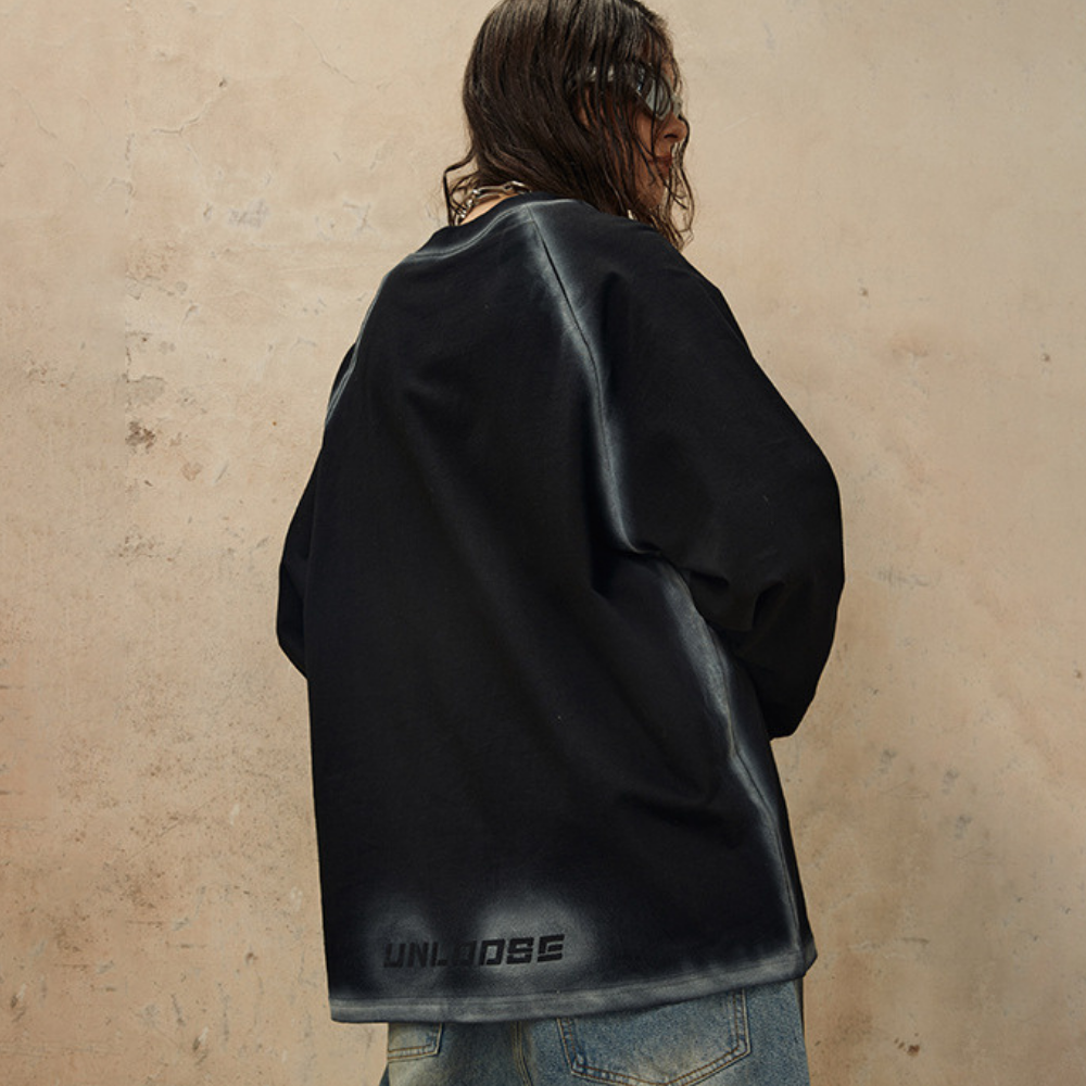 Dark Hand-Painted Sweatshirt