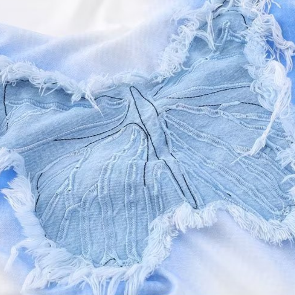 High Street Butterfly Patch T-Shirt