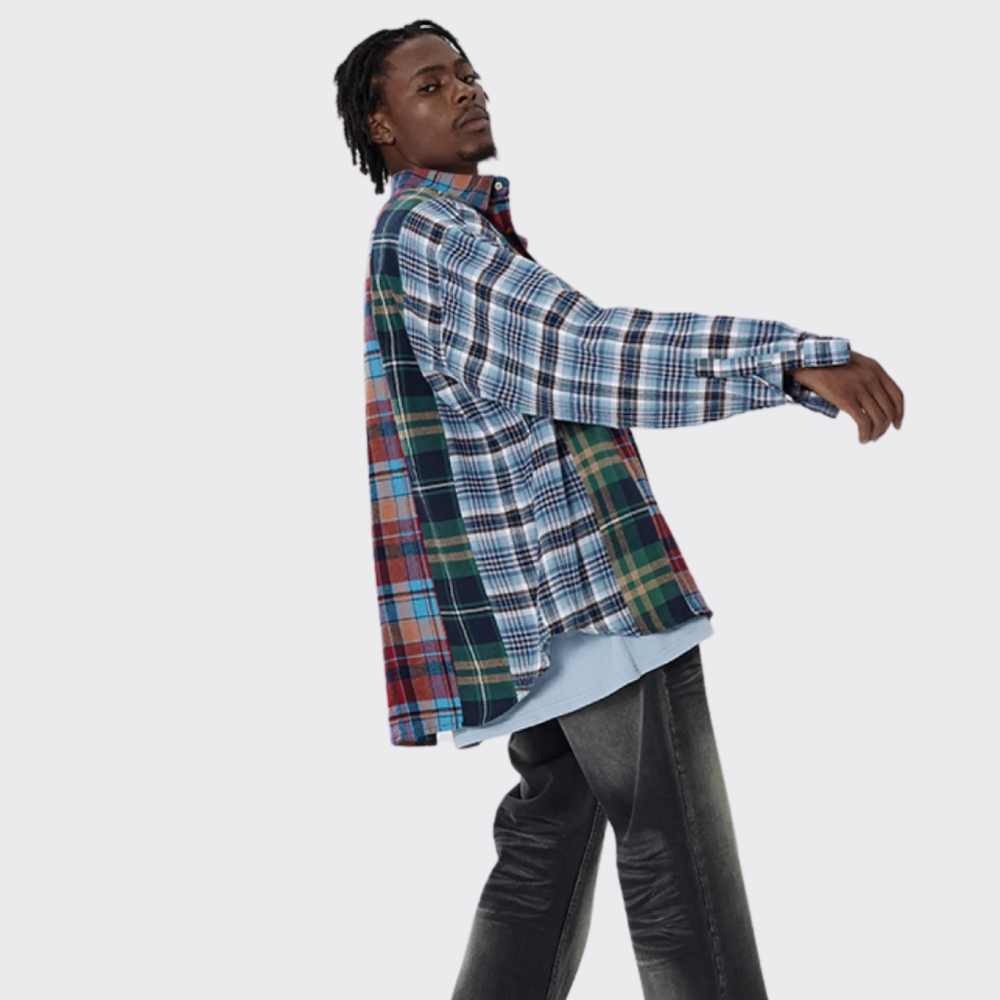 American Patchwork Mosaic Shirt