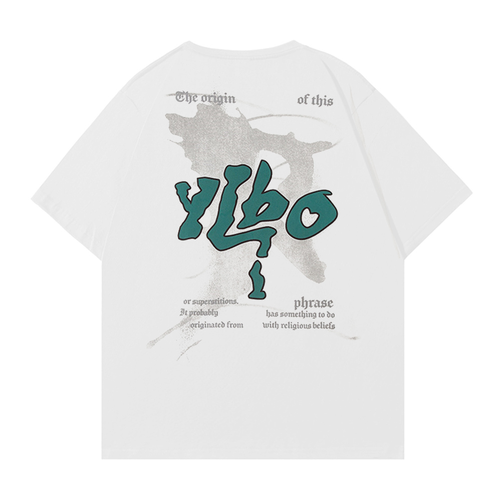 Casual Lettering Graffiti T-Shirt