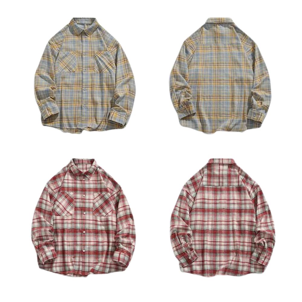 Japanese Rendered Plaid Shirt