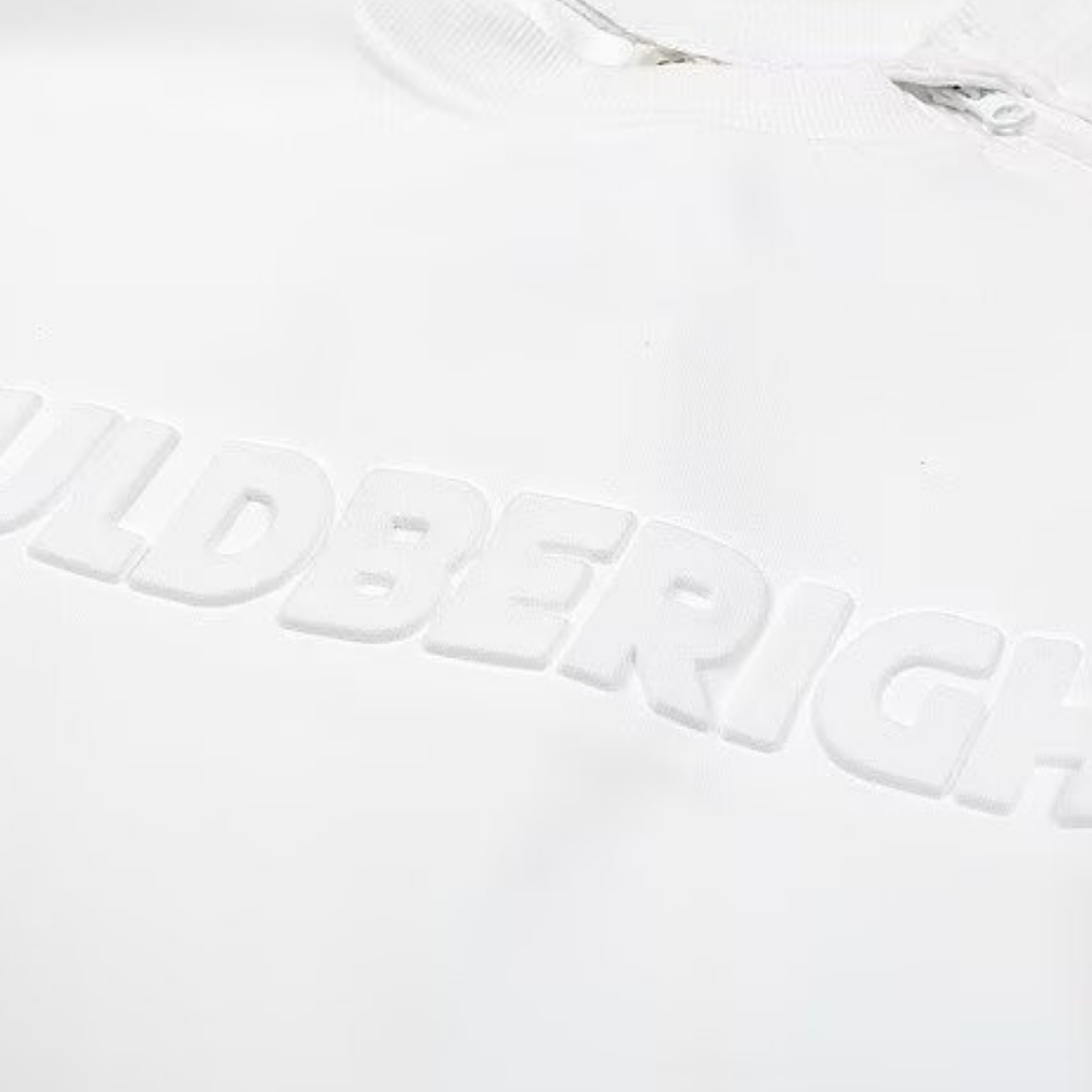 Heavy Embossed Letter Collar Zipper Sweatshirt