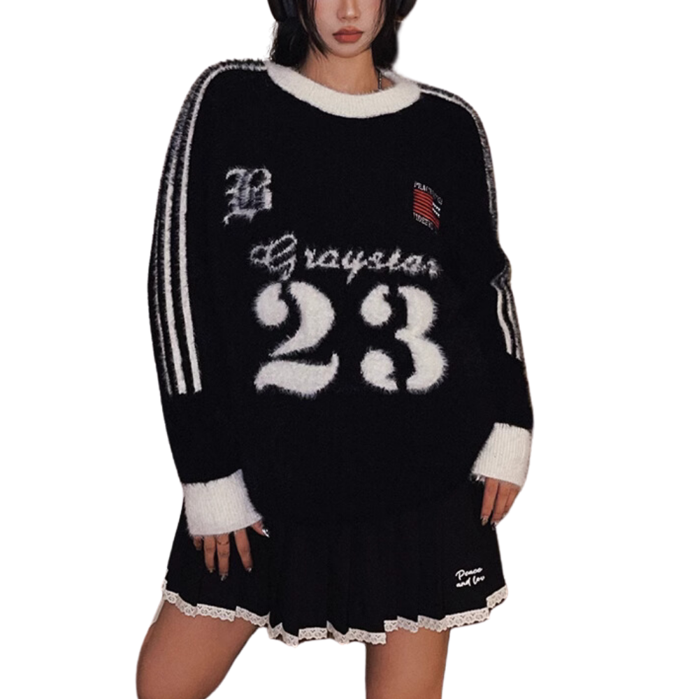 Athletic Raglan Mink Sweater