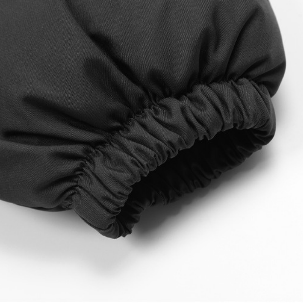 Panda-Paneled Windproof Hooded Coat