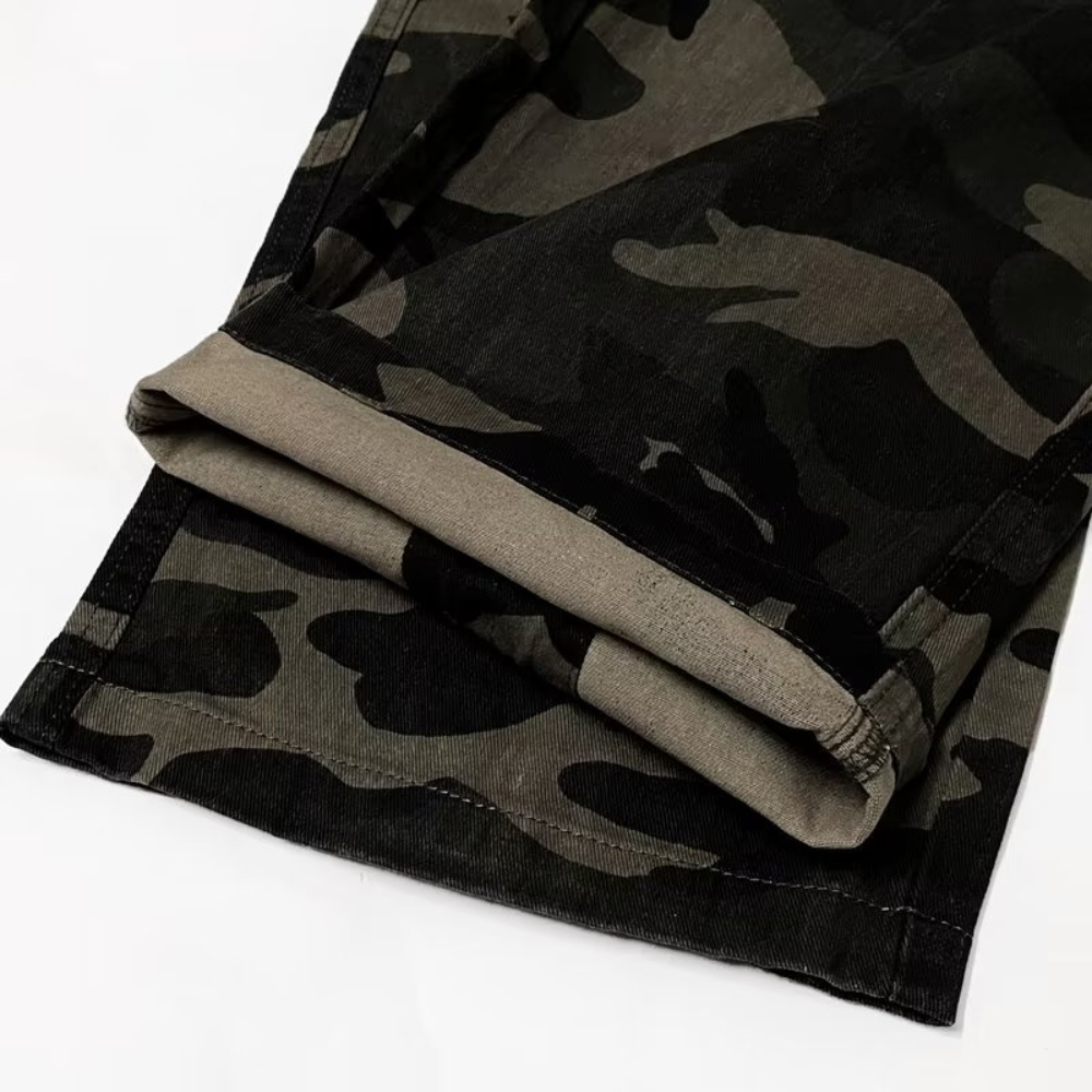 Hip Hop Camouflage Straight Jeans