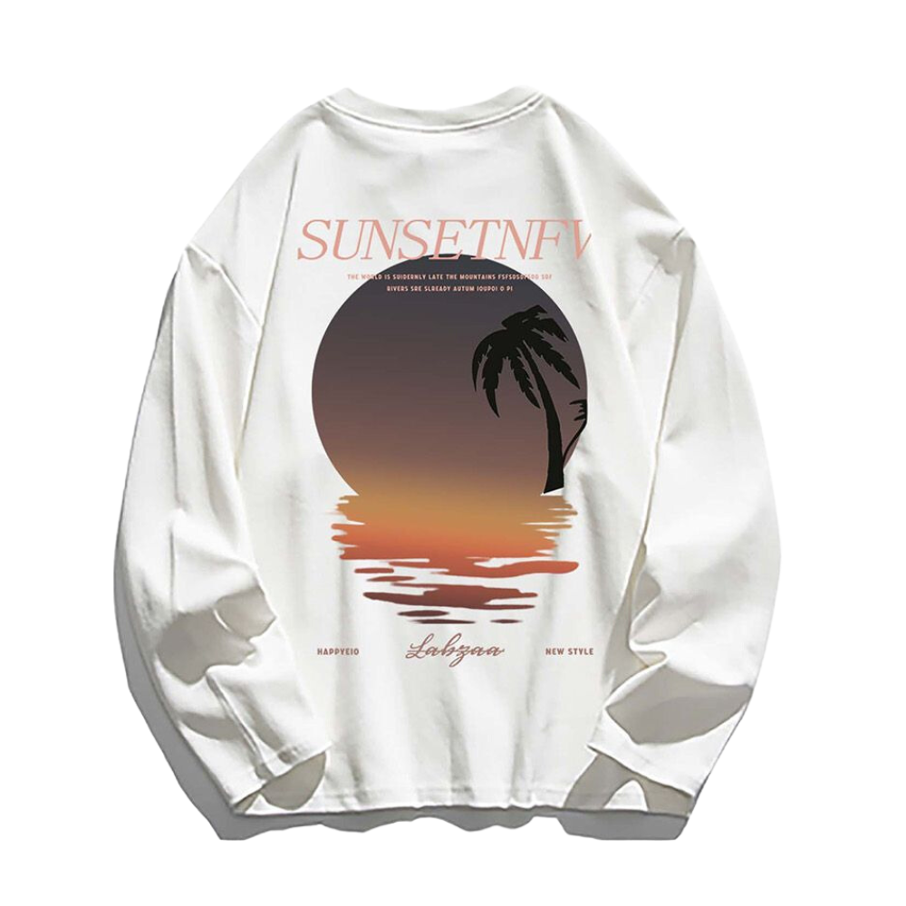 Casual Sunset Long Sleeve Shirt