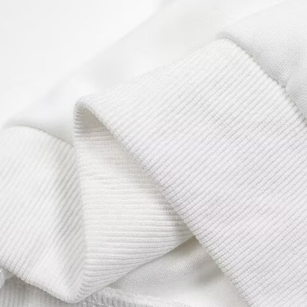 Heavy Embossed Letter Collar Zipper Sweatshirt