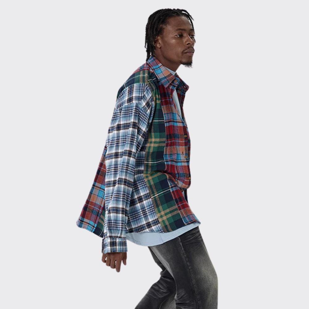 American Patchwork Mosaic Shirt