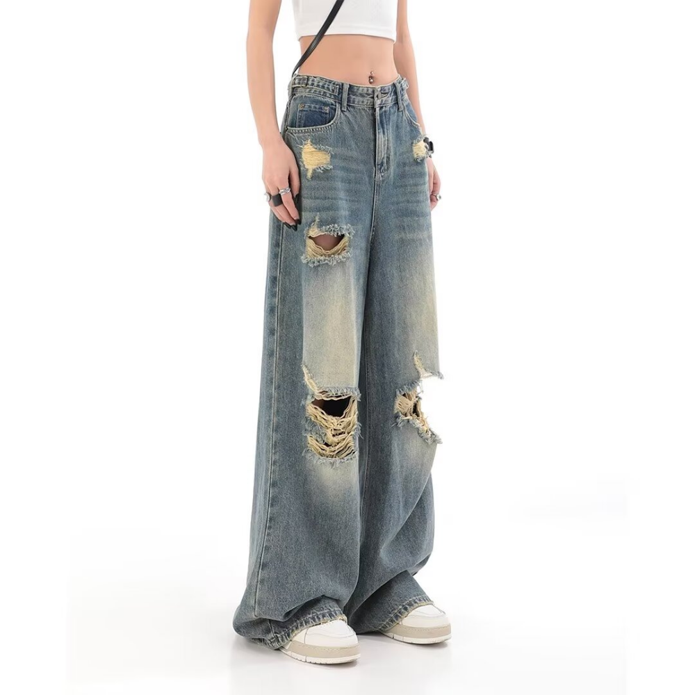 Women's Classic Ripped Jeans