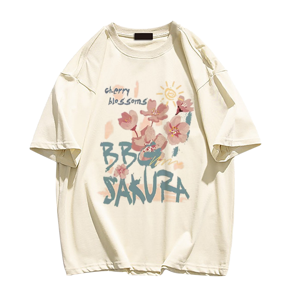 Crayon Flowers T-Shirt