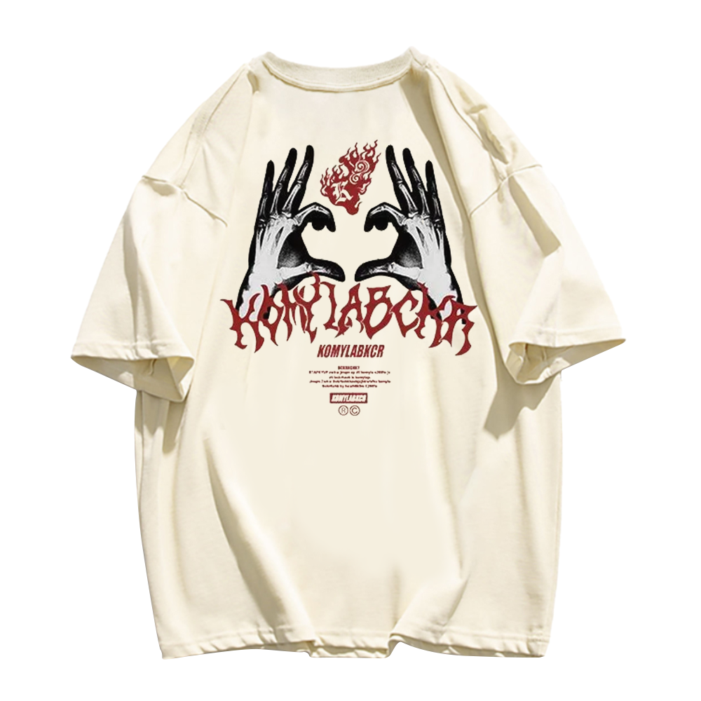 Gesture Letters Flame T-Shirt