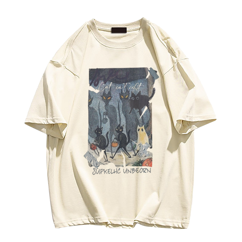 High Street Cat Shadow Ghost T-Shirt