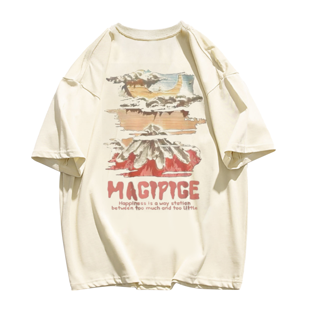 Casual Comic Volcano T-Shirt