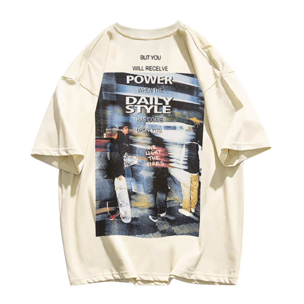 Street Skateboarding Boy Silhouette T-Shirt