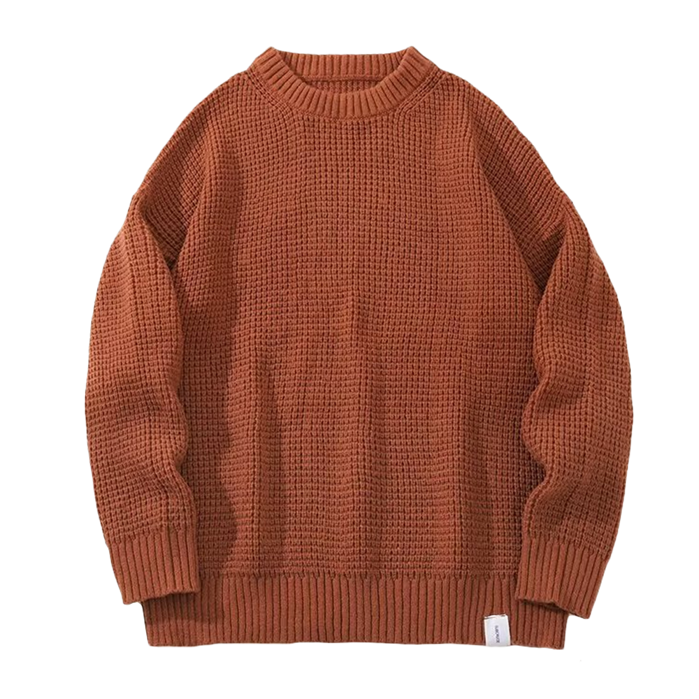 Simple  Solid Color Sweater