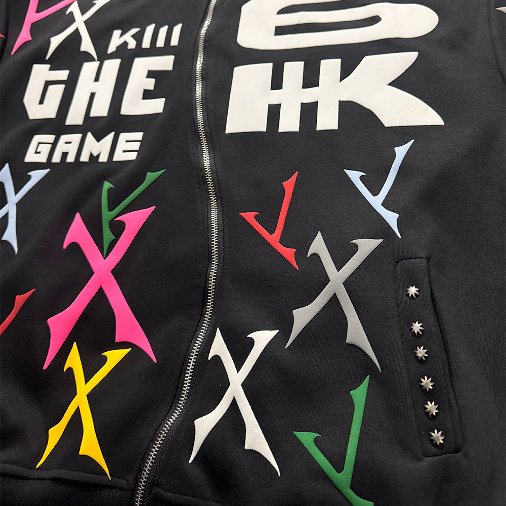 6Kull Full Puff Print Limited Hoodie