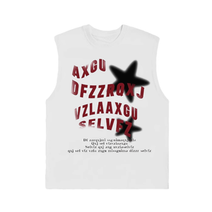 【Subscription】High Street Text Stars Vest