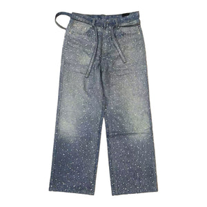 LoopStone Rhinestone Baggy Jeans