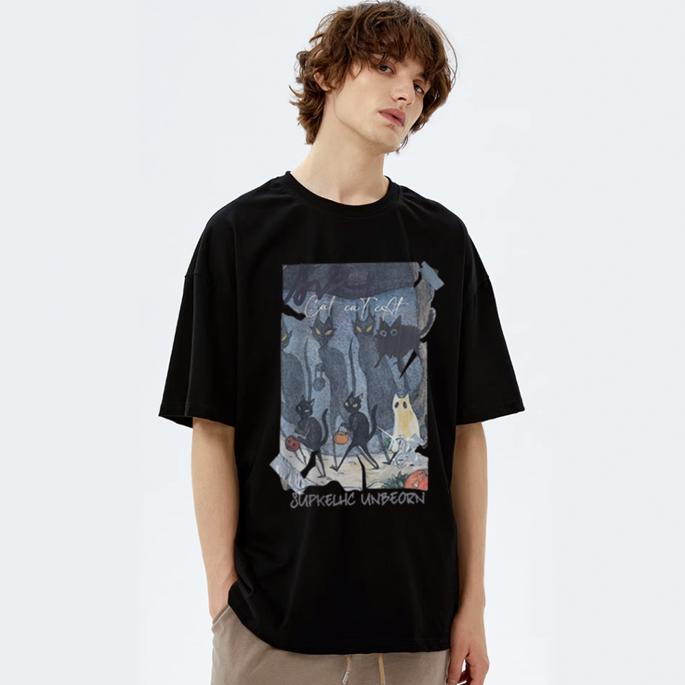 High Street Cat Shadow Ghost T-Shirt