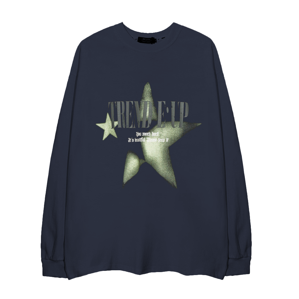 Star Letters Shadow Long-Sleeve Shirt