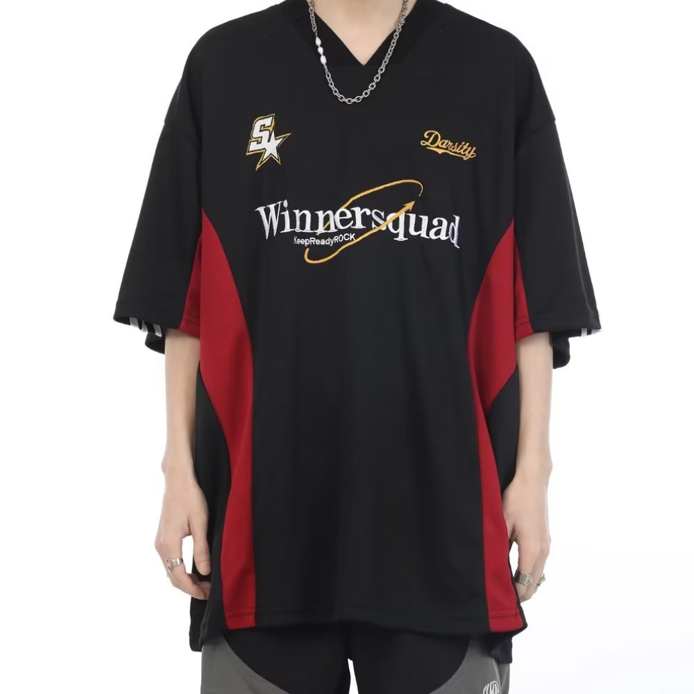 High Street Patchwork Embroidery T-shirt