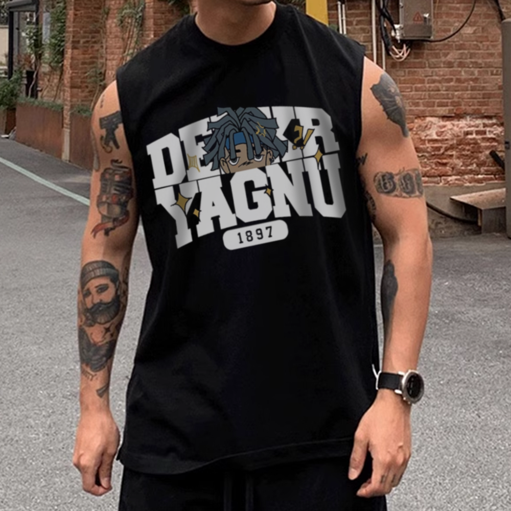 Cartoon Character Letters Vest