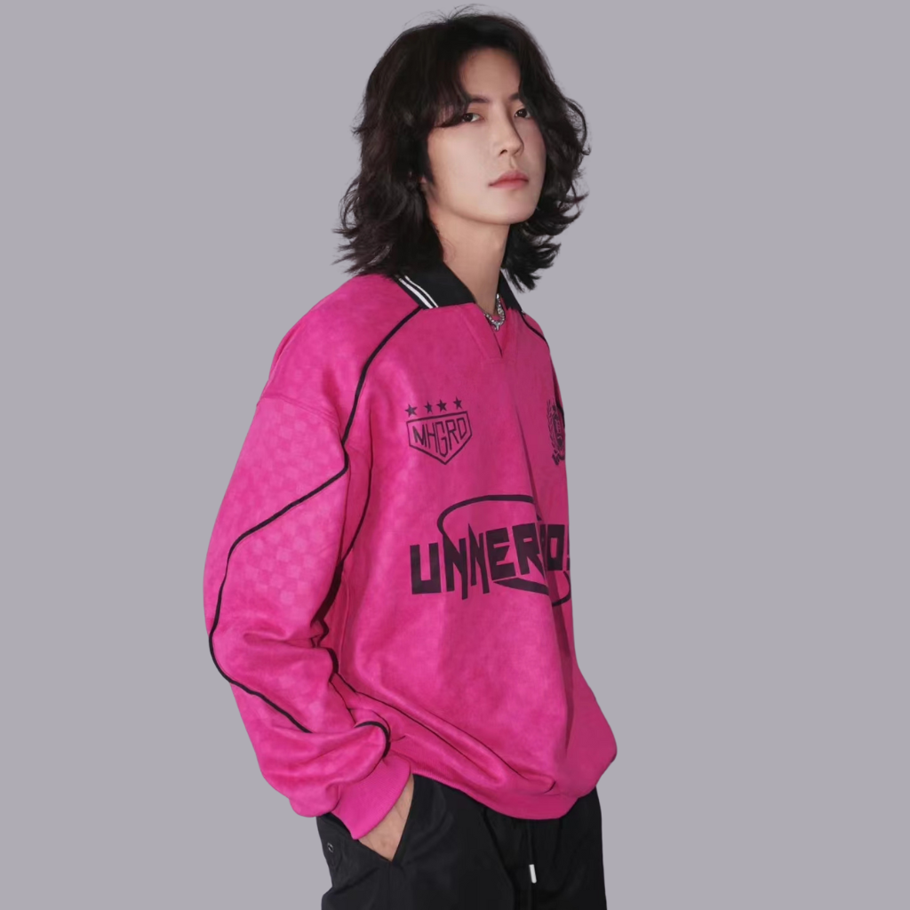 High Street Cool Lapel Sweatshirt