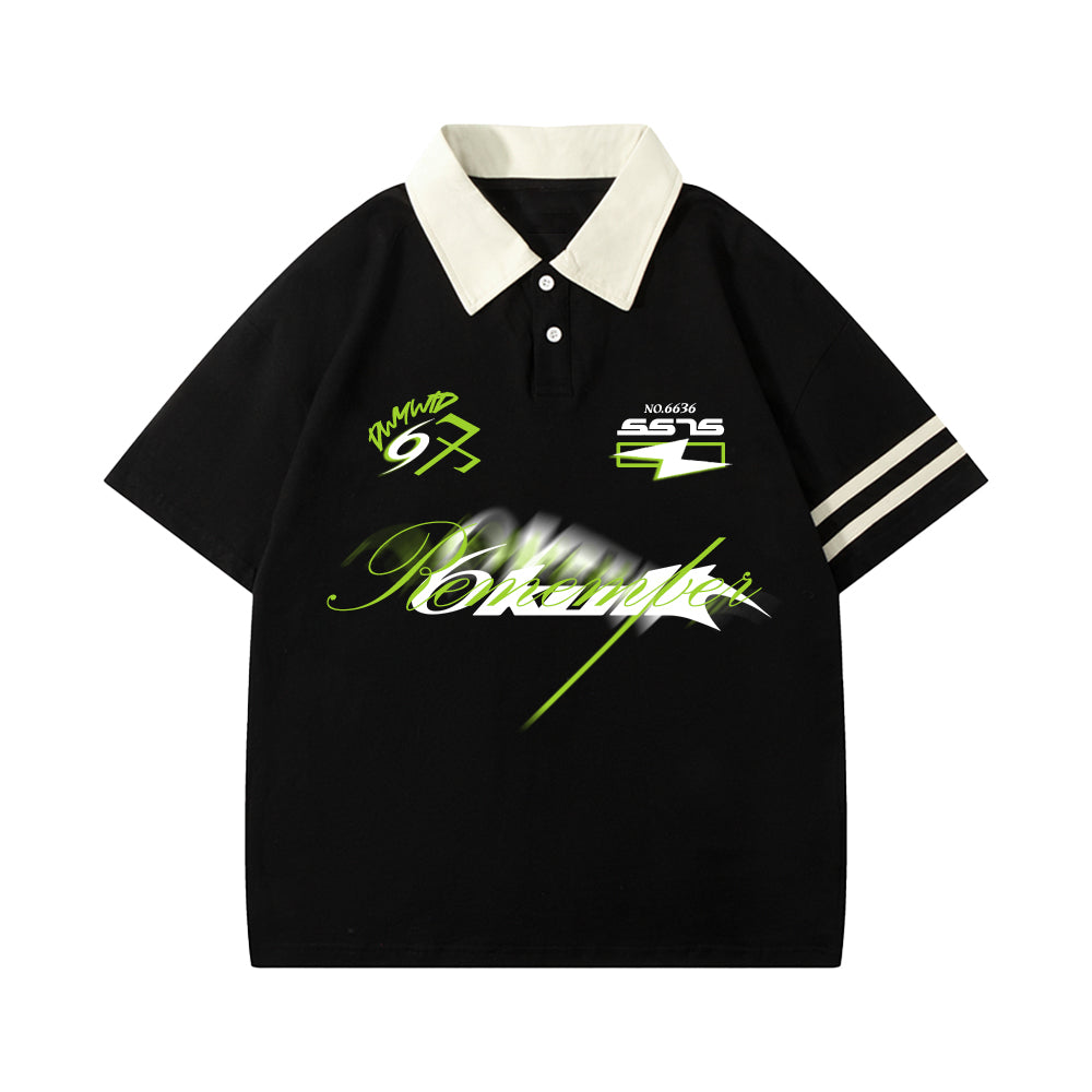 6Kull Classic Pattern Sport Polo Shirt