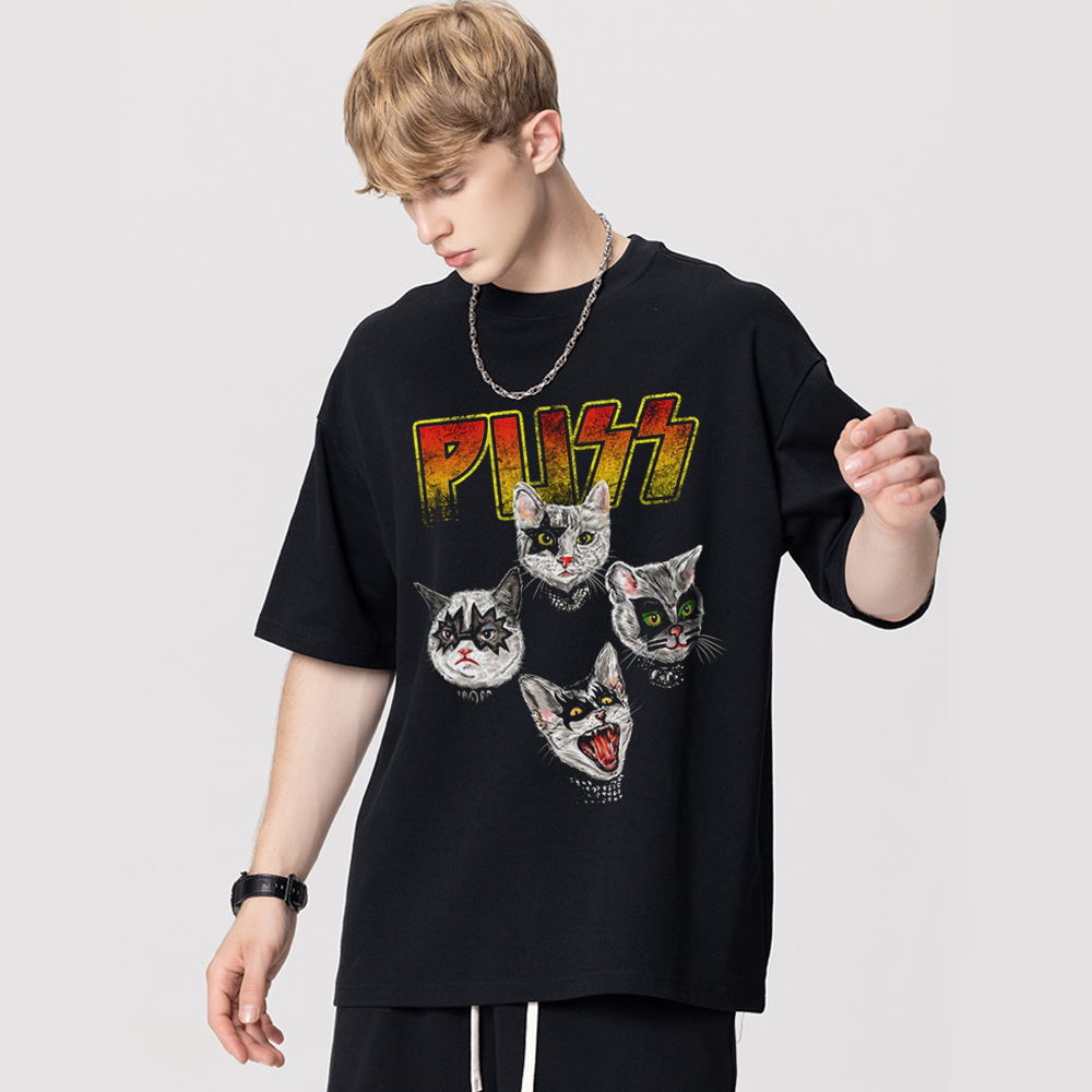 Punk Rock Cat T-Shirt