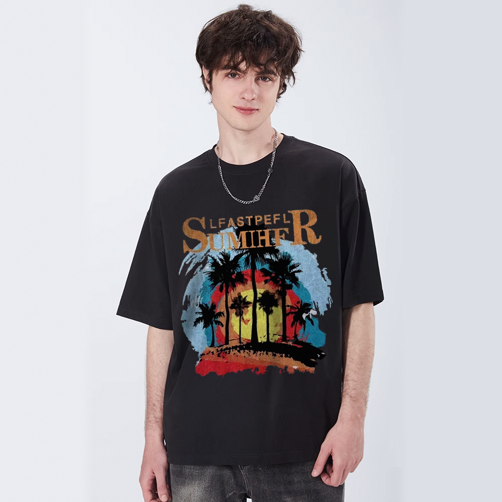 Colorful Aperture Coconut Island T-Shirt