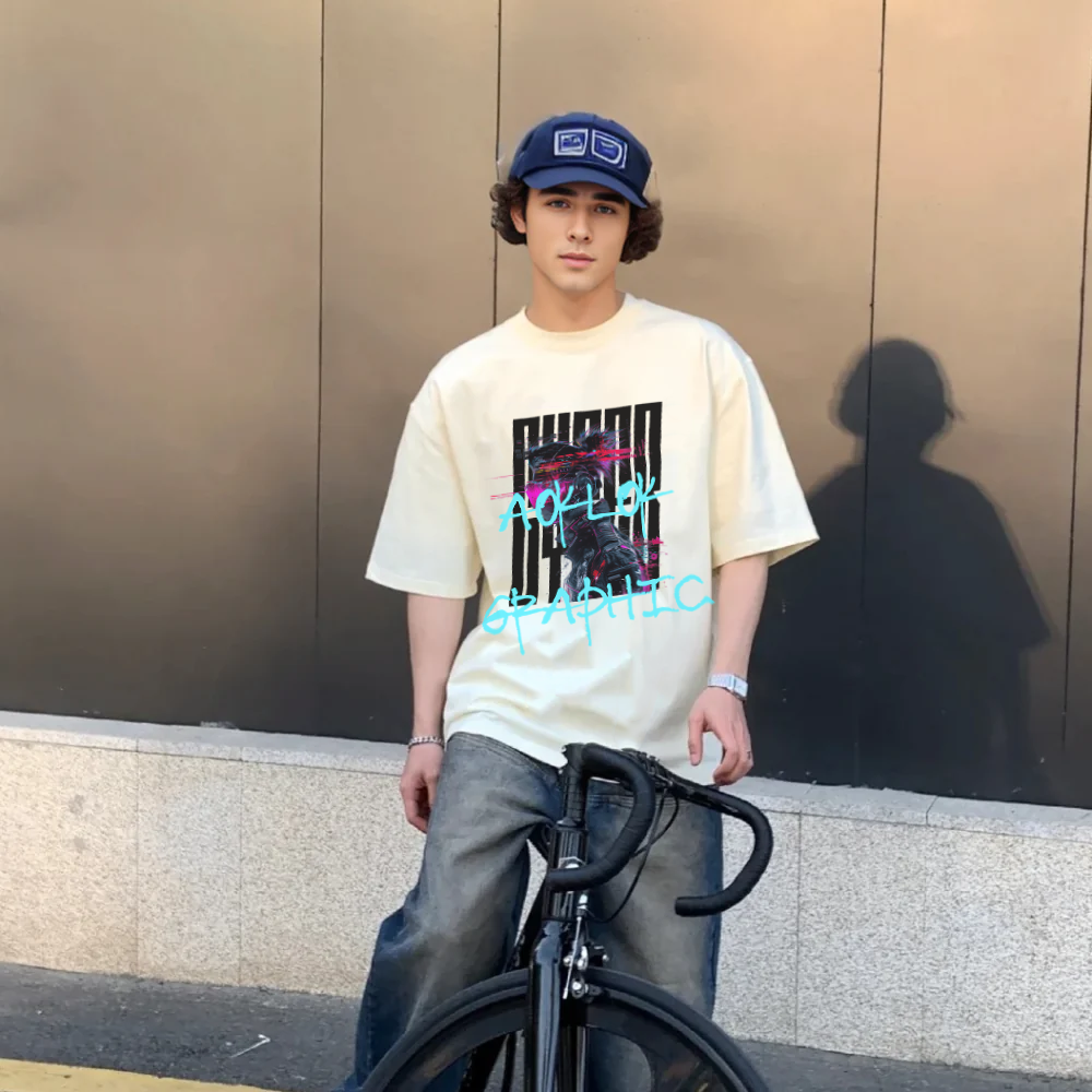 ⚡AG  Black Cyber Crime T-Shirt