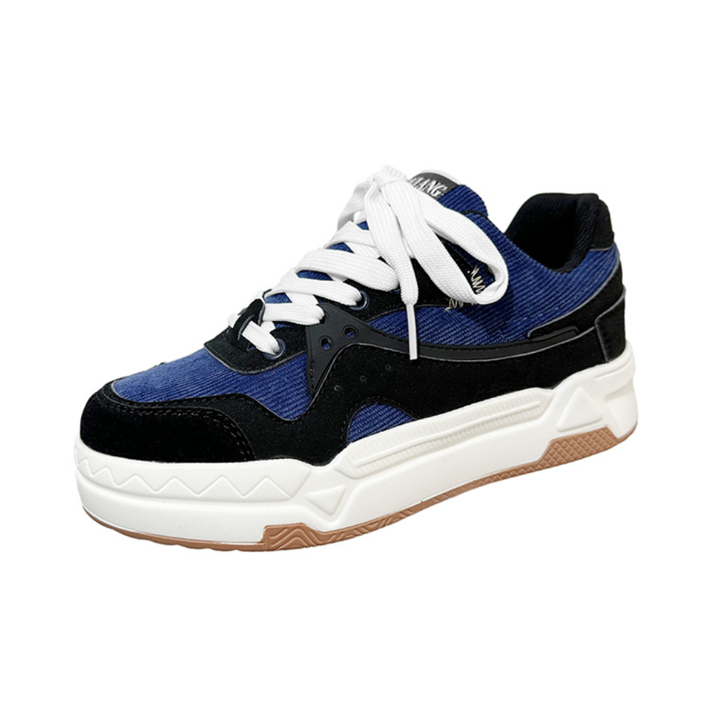 Retro Stitching Platform Loafers