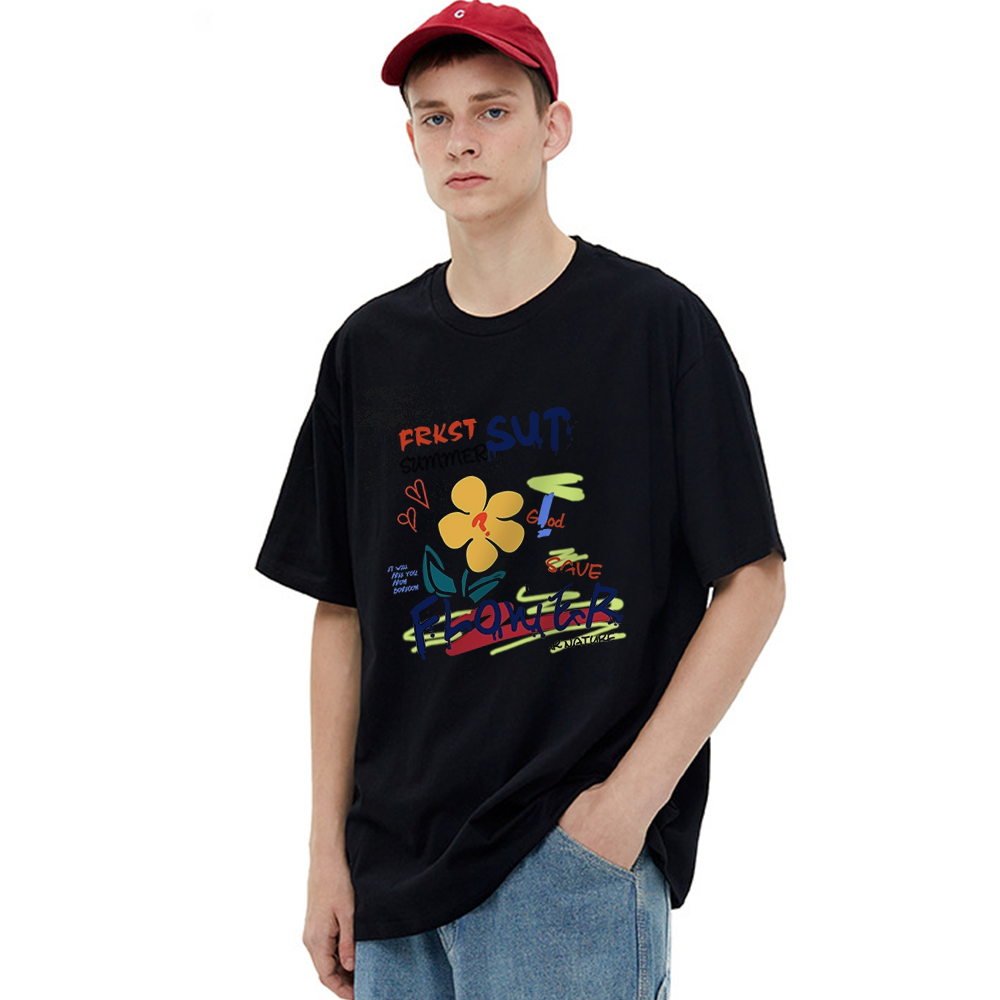 Chic Doodle Flowers T-Shirt