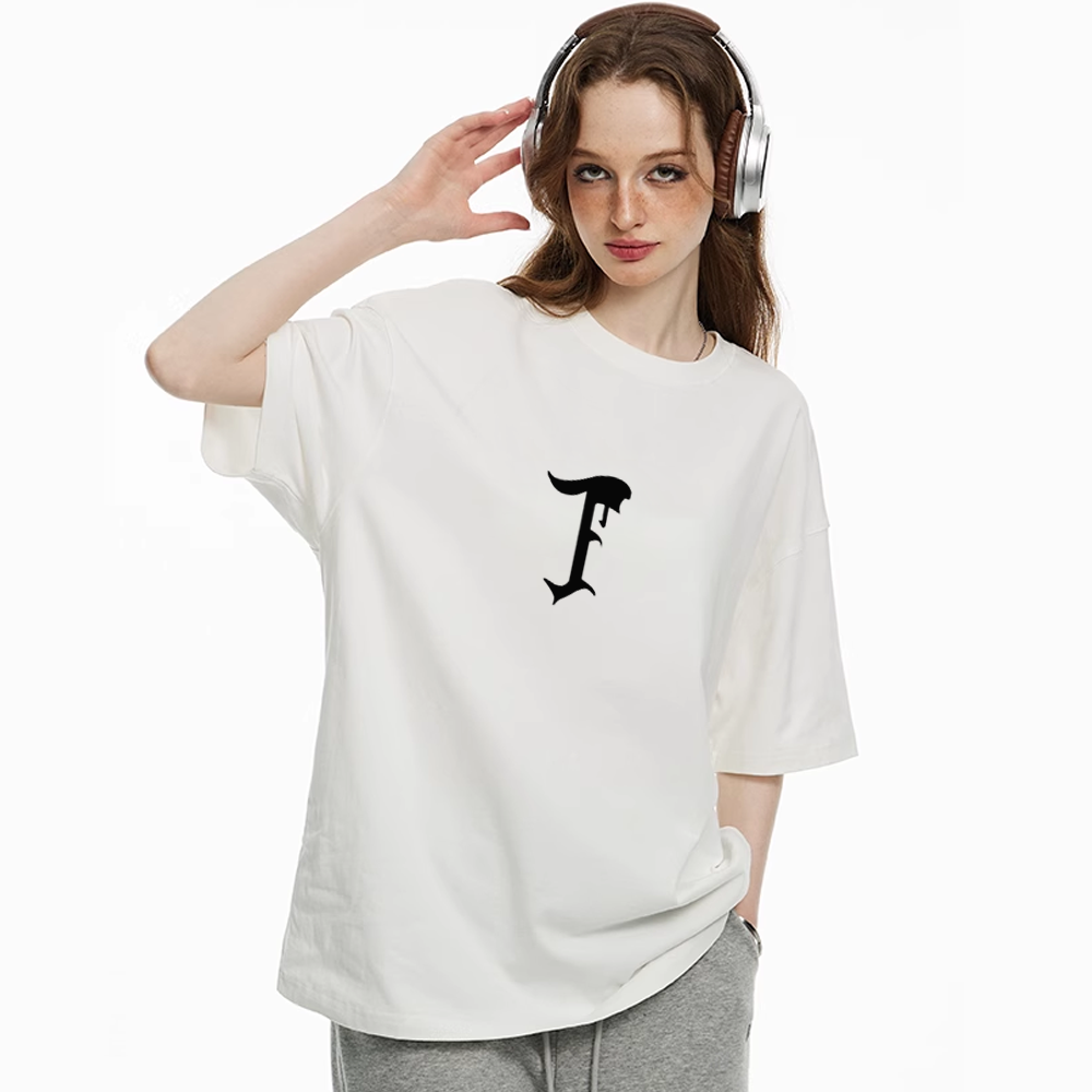Minimal Ink Graphic Cotton T-shirt