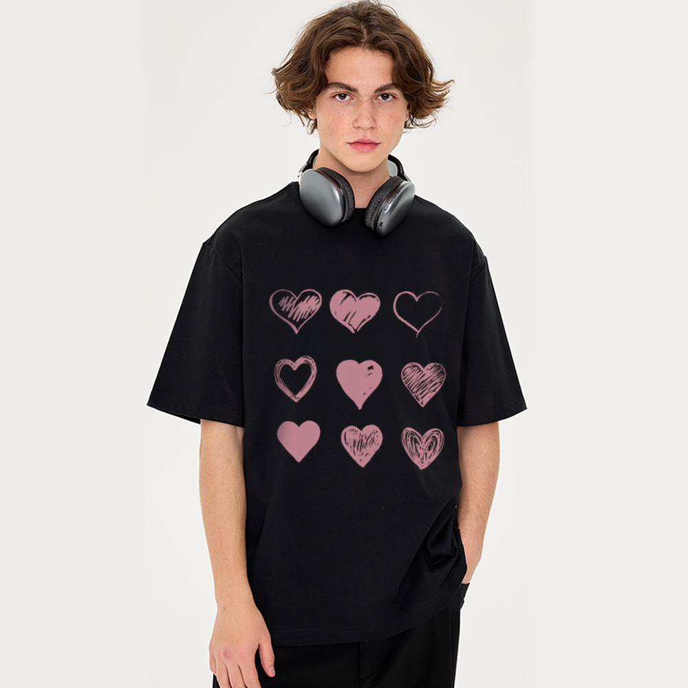 Painting Love Print T-shirt