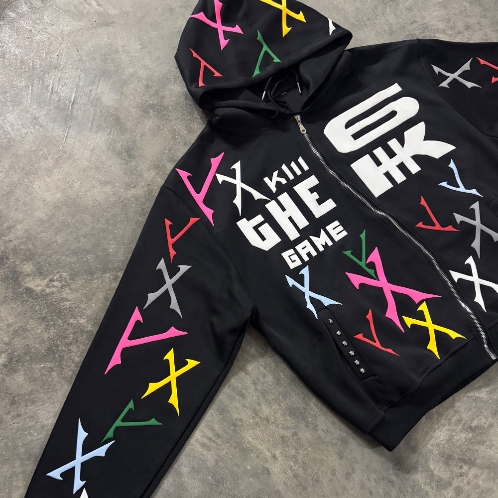 6Kull Full Puff Print Limited Hoodie