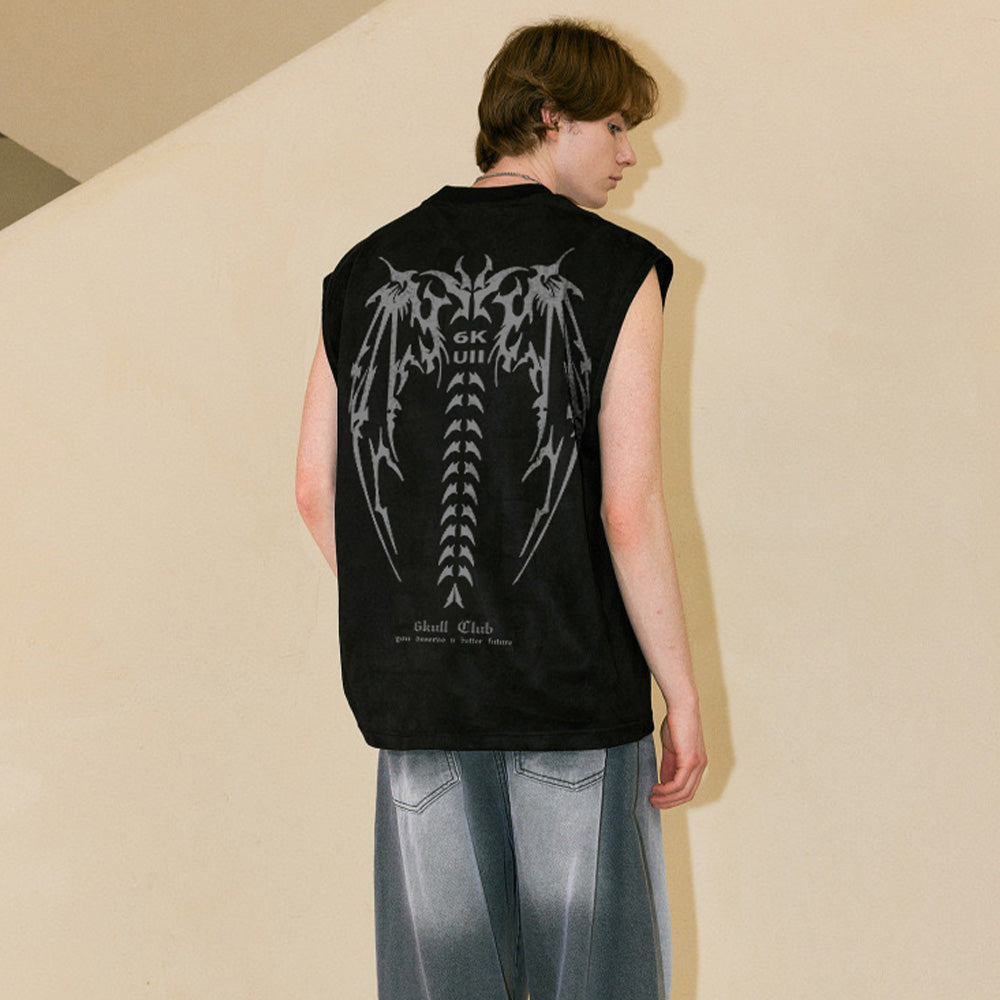 6Kull Bone Wings Summer Vest