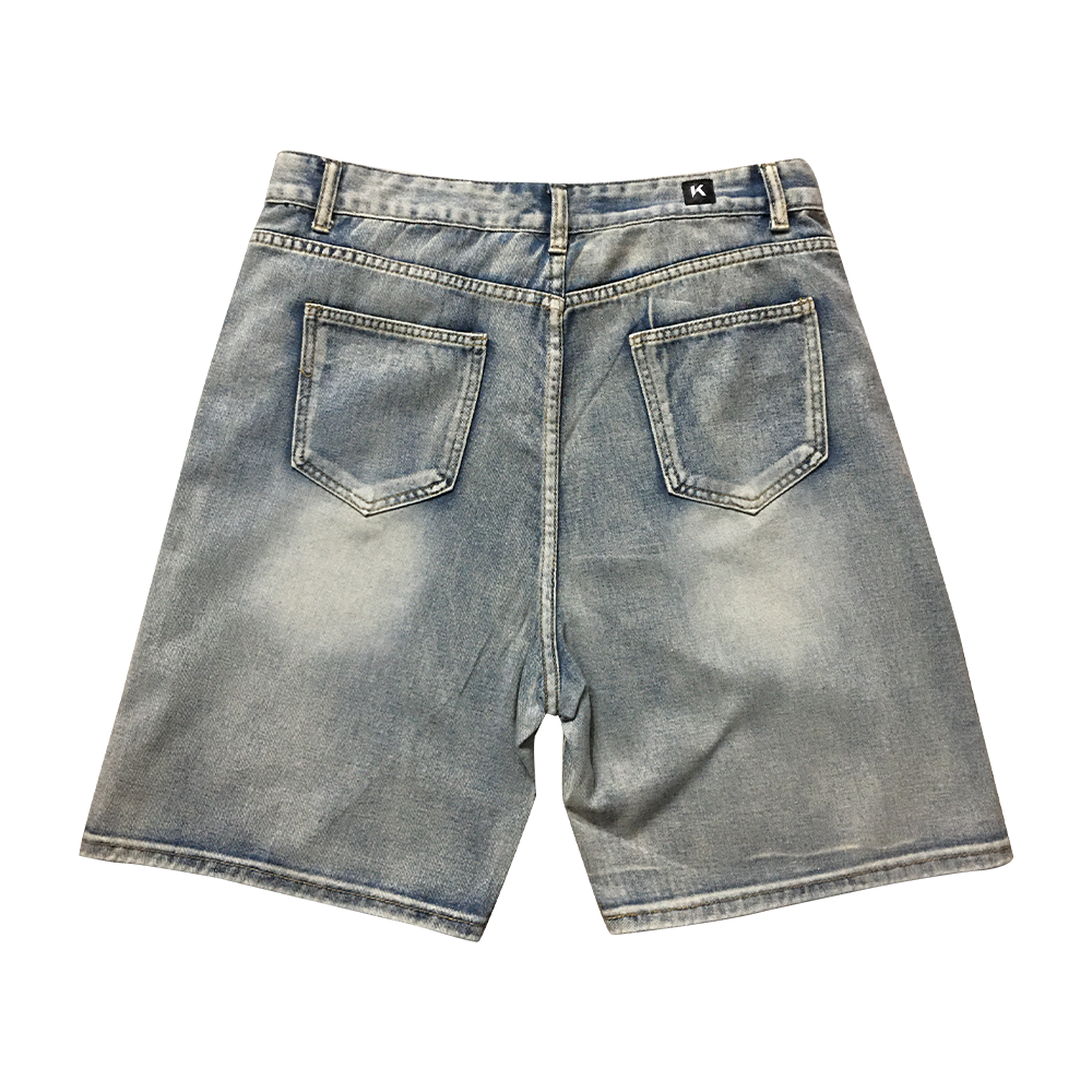 Hip Hop Street Retro Embroidery Patch Shorts