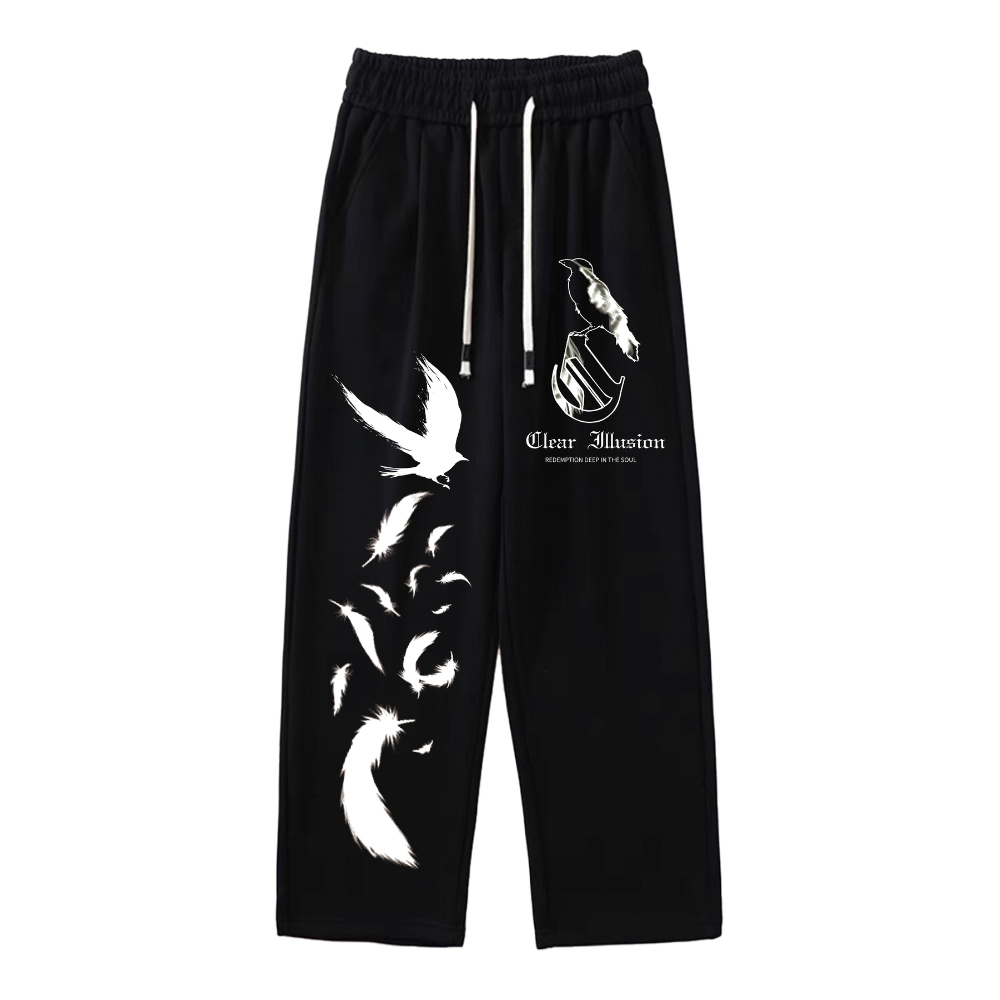 CI | Casual Swallow Print Sweatpants