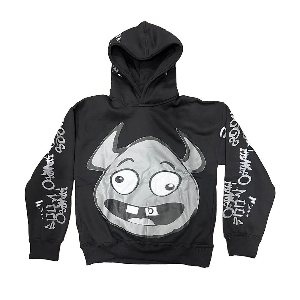 High Street Devil Print Hoodie
