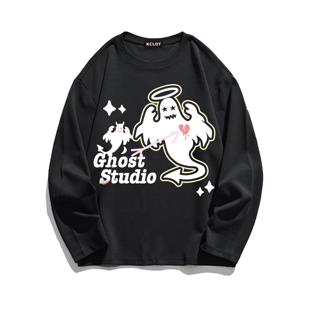 Street Devil Print Sweatshirt
